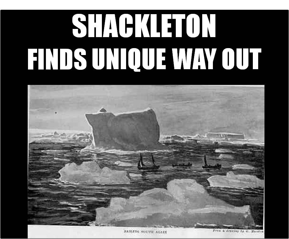 Shackleton finds unique